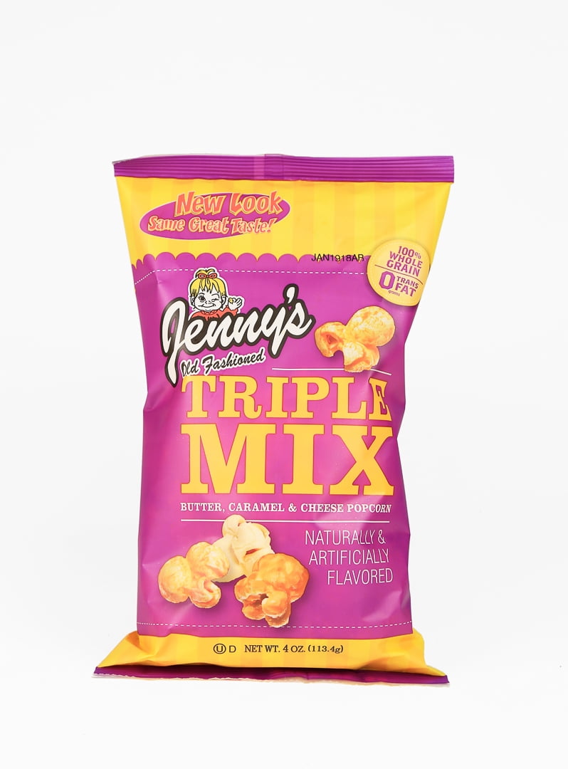 Jenny's Triple Mix Popcorn 4 oz (12Bags)