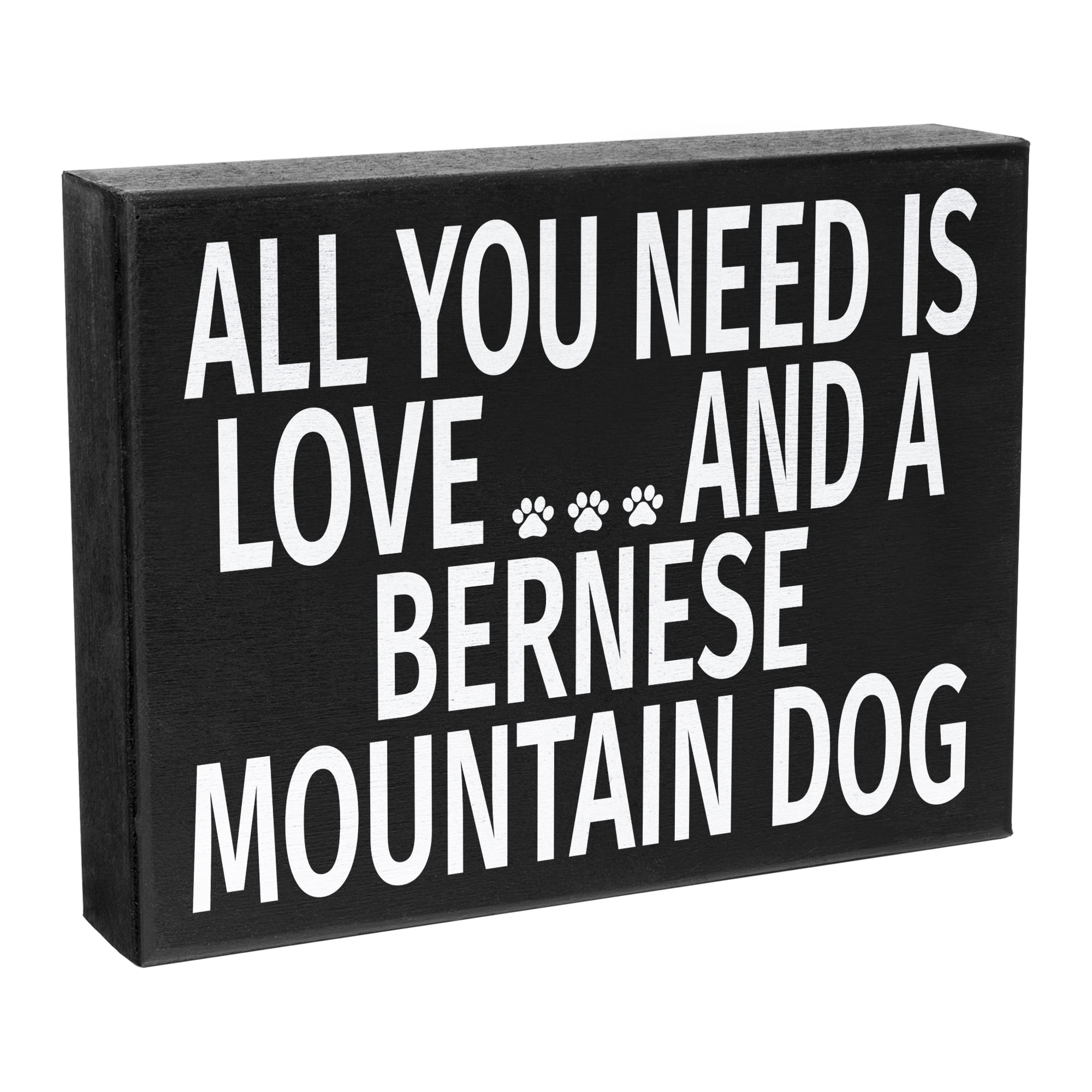 Picture of JennyGems Bernese Mountain Dog Sign, Plaque, Gift 8x6 in, Bernese ...