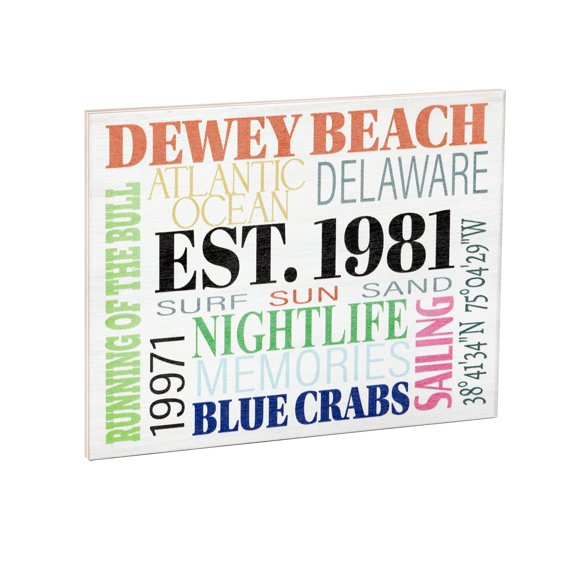 JennyGems Delaware Gifts, Dewey Beach Delaware Souvenirs, Delaware Sign, Delaware Decor, Delaware State Pride, Delaware Souvenirs and Gifts, Made in USA