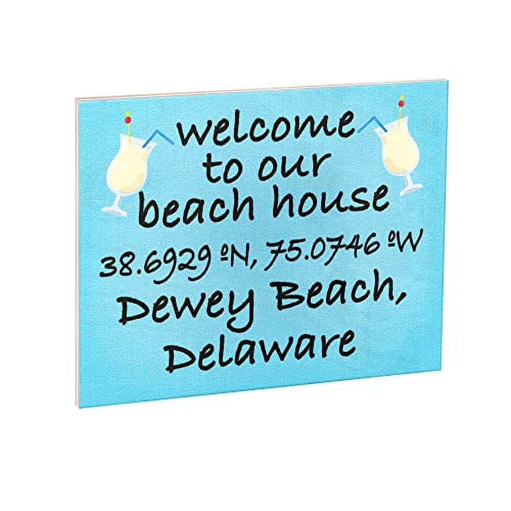 JennyGems Delaware Gifts, Dewey Beach Delaware Souvenirs, Delaware Sign, Delaware Decor