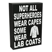 JennyGems Lab Tech Gift Sign Decor Plaque, Gifts for Lab Technicians, Pharmacists, Physician Assistants, Wall Hanging and Tabletop Decoration, 8x6, Made in USA