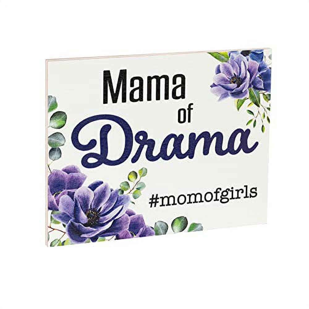 JennyGems Mom Gifts, Having Me As a Daughter is Really the Only Gift You  Need Wooden Sign, Funny Mothers Day Gifts, 7.25 x 6 Wall Decor, White, Made  in USA 