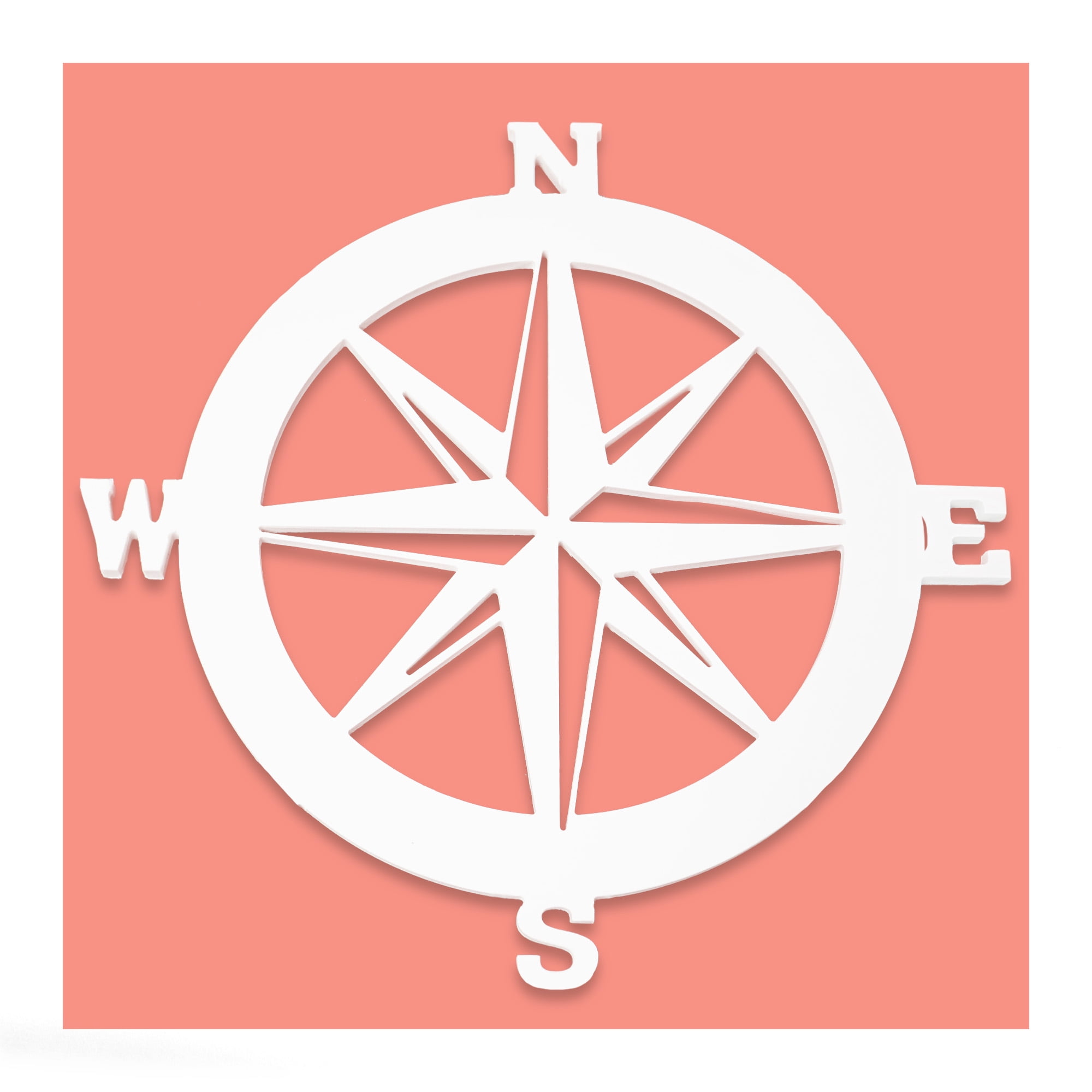 JennyGems Nautical Compass House Sign, Beach Decor, Coastal Wall ...