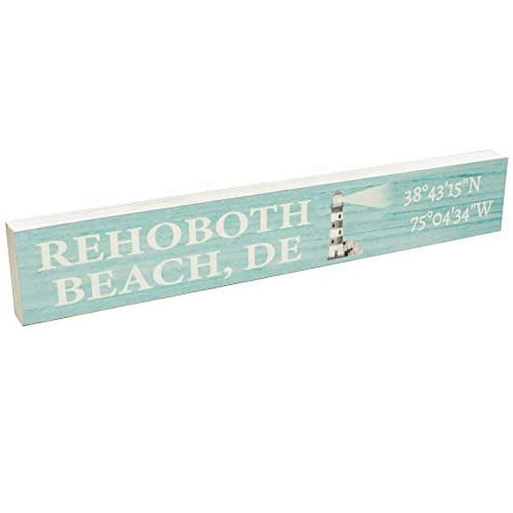 JennyGems Rehoboth Beach Delaware Gifts, Rehoboth Beach Delaware Souvenirs, Delaware Sign, Lighthouse Decor