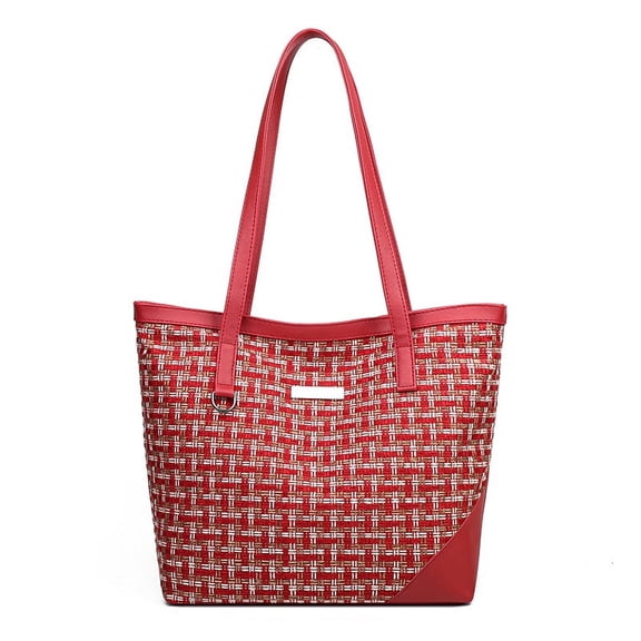 JennyShop Canvas Bag Large Capacity Commuter Bag Niche Design Stylish New Tote Bag Simple Handbag Shoulder Bag