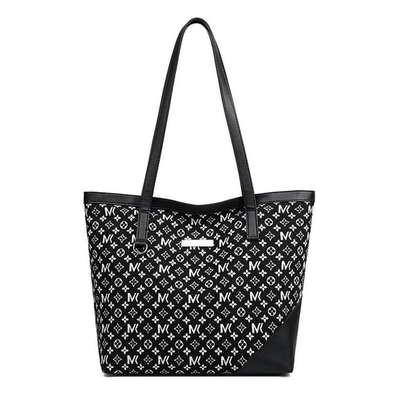 JennyShop Canvas Bag Large Capacity Commuter Bag Niche Design Stylish New Tote Bag Simple Handbag Shoulder Bag