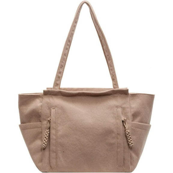 JennyShop Casual Large Capacity Handheld Tote for Women - Minimalist Japanese-Style All-Match Shoulder Bag