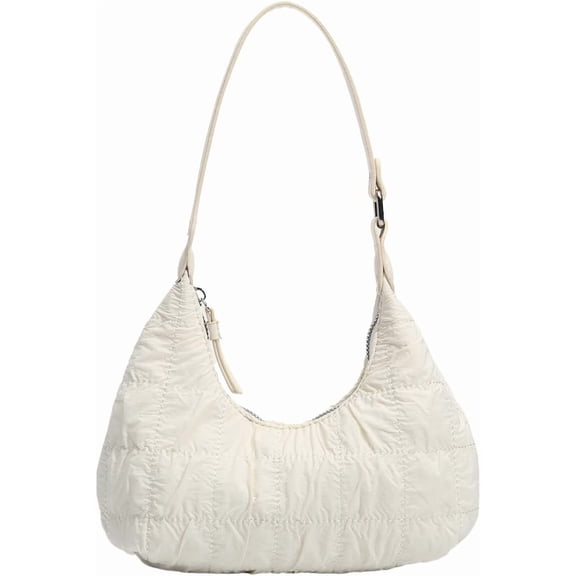 JennyShop Casual Underarm Bag Pleated Textured Tote Bag, Hot Sale Women Fashion Shoulder Handbag