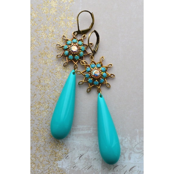 JennyShop Cross-border New Earrings Hot Sale Simple and Exquisite Golden Water Drop Earrings First Jewelry Women's Earrings