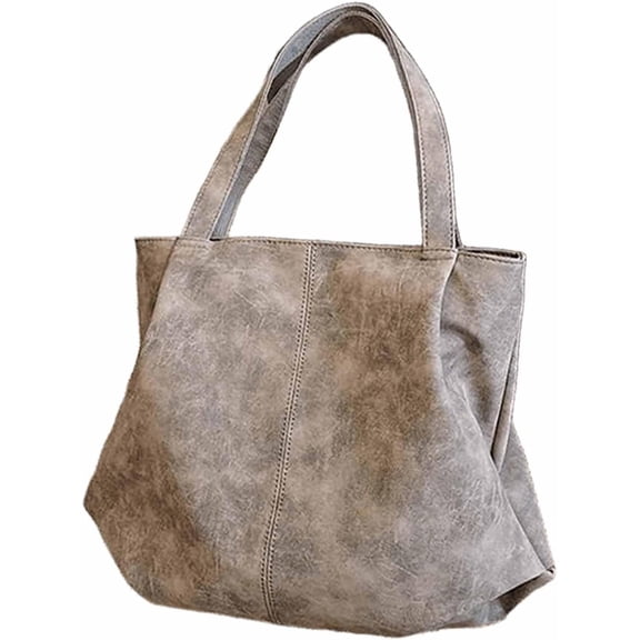 JennyShop Elegant Retro Commuting Bag, Lazy Style Tote Bag for Women, Large Capacity Shoulder Bag