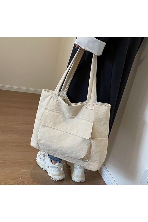 JennyShop  High-capacity Commuting Nylon Shoulder Bag, Korean Style Fashion Women's Handbag Women's Casual Bag