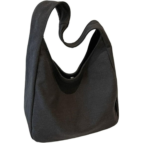 JennyShop  Ladies' Commuting Tote Shoulder Bag, Quality Large Capacity Washed Retro Casual Lazy Canvas Bag