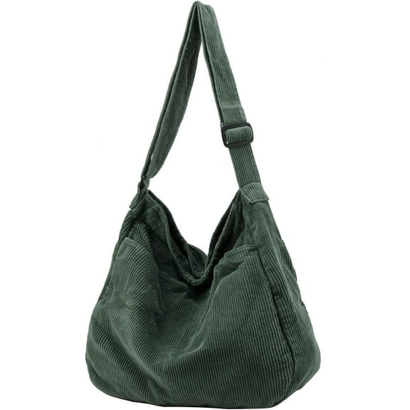 JennyShop Large Capacity Canvas Tote Bag, Fashion Purse Messenger Bag , Casual Hobo Crossbody Shoulder Bag for Travel Work