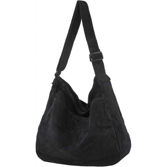 JennyShop Large Capacity Canvas Tote Bag, Fashion Purse Messenger Bag , Casual Hobo Crossbody Shoulder Bag for Travel Work