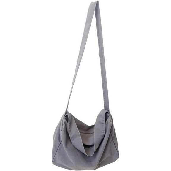 JennyShop Messenger Bag for Gym, Work, Shopping Bag, Quality Canvas Shoulder Handbag for Women, Large Crossbody Bag Hobo Bag