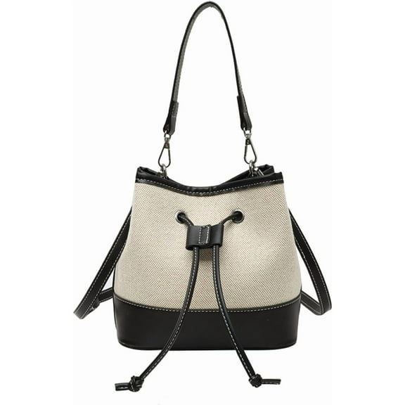 JennyShop Shoulder Bag with Adjustable Strap Canvas Handbags, Fashion Crossbody Bags for Women PU Leather Tote Bag Trendy Cross Body Purse