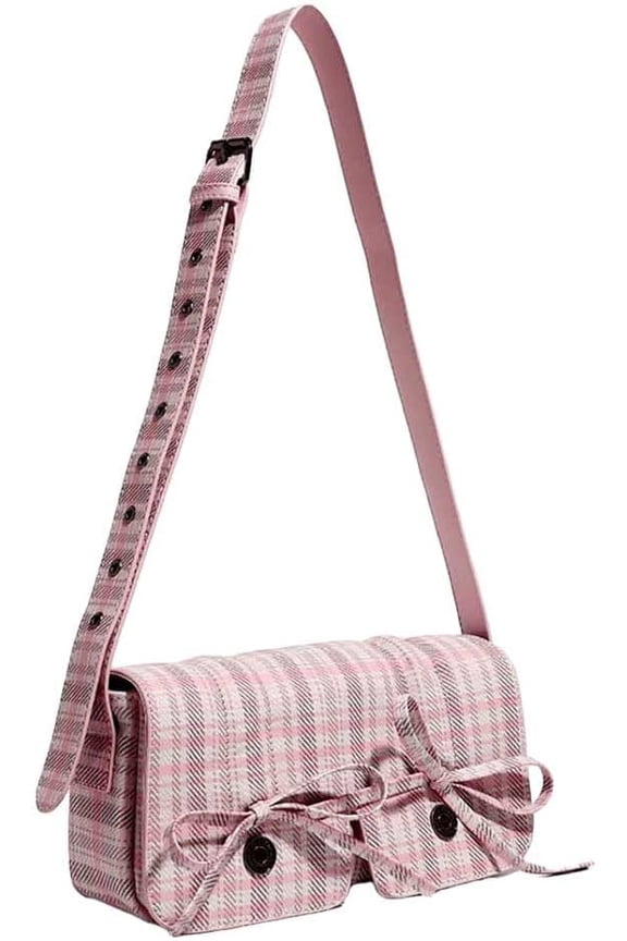JennyShop  Single Shoulder Crossbody Bag, Hot Sale Mini Ballet Style Bow Pleated Underarm Bag, Cute Niche and Simple Bag