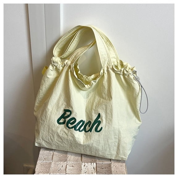 JennyShop Summer New Canvas Bag Japanese Trend Shoulder Bag Female High School College Student Tote Bag Textured Armpit Bag