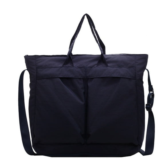 JennyShop Tote Bag Dual-purpose Crossbody Bag, Women's Large Capacity Single-shoulder Tote Bag, Multi-pocket Neutral New Crossbody Bag, Nylon Cloth Bag
