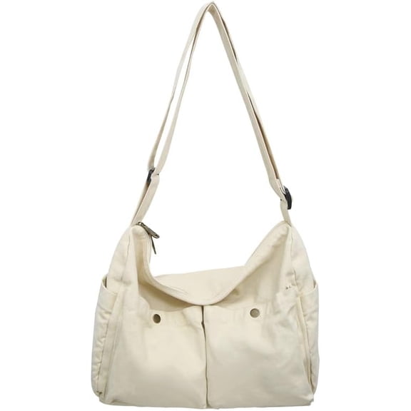 JennyShop Travel Essentials Messenger Bags for Women Casual Y2k Tote, Hot Sale Canvas Bags Slouchy Bags, Women Tote Bag