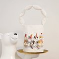 thumbnail image 1 of JennyShop Women's Bucket Bag Canvas Go Out To Take Pictures And Store Handbag Douyin Same Shoulder Bag Cute Print, 1 of 9