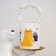 thumbnail image 1 of JennyShop Women's Bucket Bag Canvas Go Out To Take Pictures And Store Handbag Douyin Same Shoulder Bag Cute Print, 1 of 8