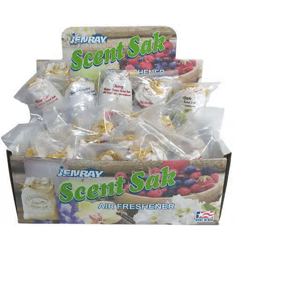 Jenray Scent Sak Hangable Air Freshener Display with 24 Count, Multi-Scent, 24 Pack