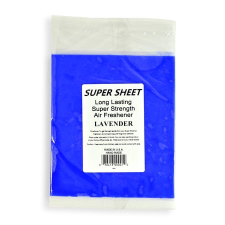 Jenray Super Sheet Large (8"x7") Under Seat Car Air Freshener (Lavender)