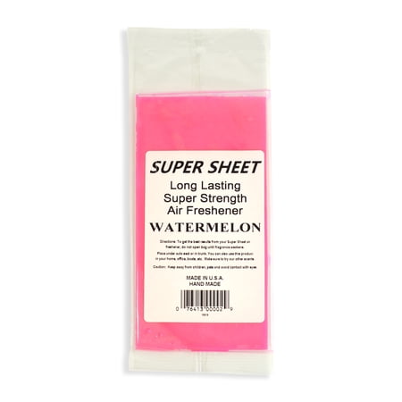 Jenray Super Sheet Small (7.5"x3.75") Under Seat Car Air Freshener (Watermelon)
