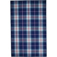 thumbnail image 1 of Jens Eco-Friendly PET Dhurrie, Bright Blue/Peony Pink, 5ft x 8ft Area Rug, 1 of 7