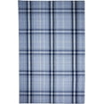 thumbnail image 1 of Jens Eco-Friendly PET Dhurrie, Navy/Sky Blue/White, 2ft x 3ft Accent Rug, 1 of 7