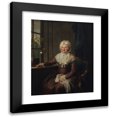 thumbnail image 1 of Jens Juel 12x14 Black Modern Framed Museum Art Print Titled - Countess Anna Joachima Danneskiold-Laurvigen, Nee Ahlefeldt (1790-1791), 1 of 5