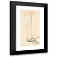 thumbnail image 1 of Jens Juel 9x14 Black Modern Framed Museum Art Print Titled - Study of a Standing Man's Left Leg (1780 - 1789), 1 of 5