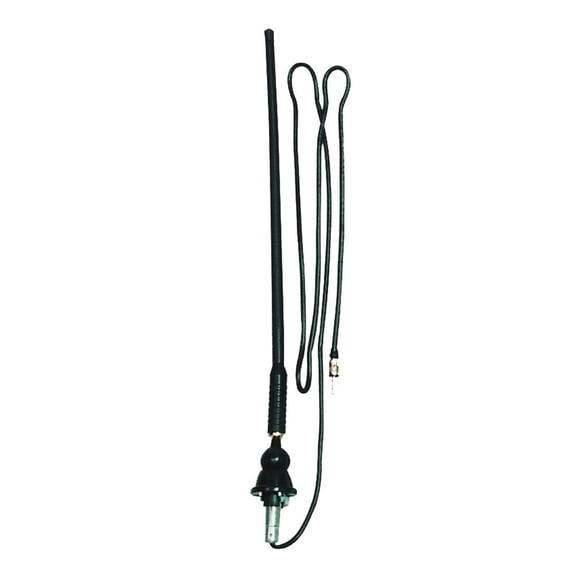 JENSEN 1181067 Top Mount AM/FM Rubber Radio Antenna; 90 Degree ...