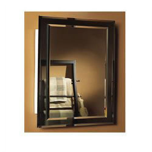 Frameless Silver Glass Recessed Medicine Cabinet with Mirror