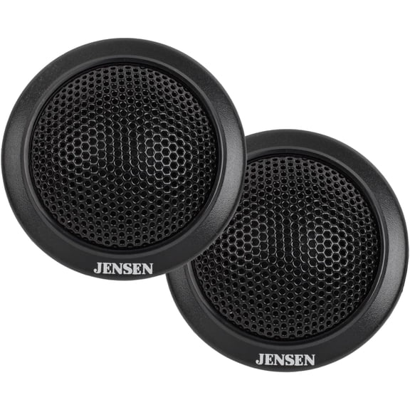 Jensen APEX Power Series JSTW2 2" Premium Silk Dome Tweeter Car Speakers (Pair) | 60W Peak (30W RMS) | 25mm Silk Dome Tweeters