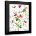 thumbnail image 1 of Jensen, Asia 11x14 Black Modern Framed Museum Art Print Titled - Florecer II, 1 of 5