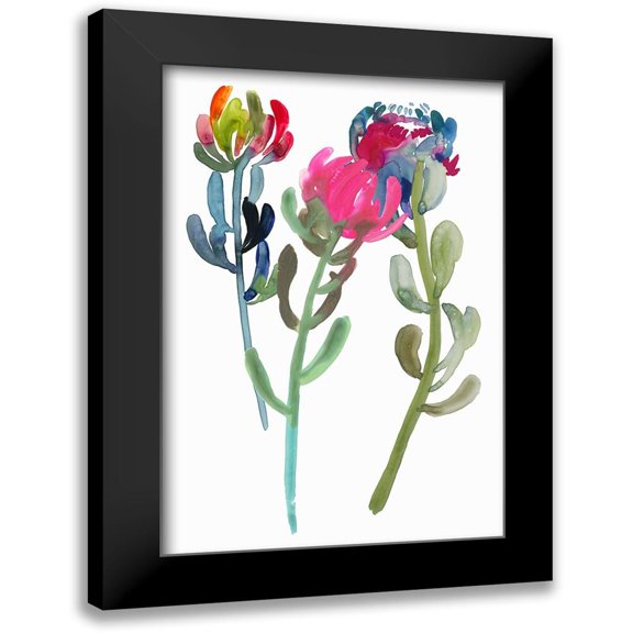Jensen, Asia 11x14 Black Modern Framed Museum Art Print Titled - Spring is Purple I