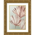 thumbnail image 1 of Jensen, Asia 11x14 Gold Ornate Wood Framed with Double Matting Museum Art Print Titled - Grasses Palms I, 1 of 4