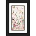 thumbnail image 1 of Jensen, Asia 11x18 Black Ornate Wood Framed with Double Matting Museum Art Print Titled - Belle de Jour I, 1 of 4