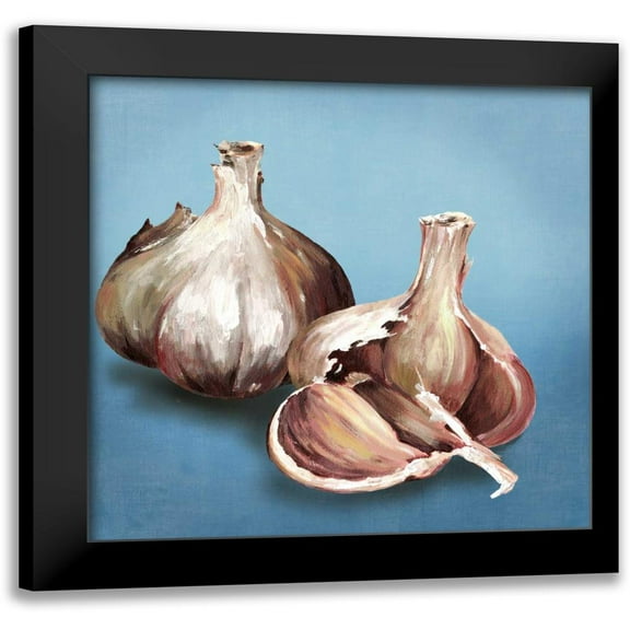 Jensen, Asia 12x12 Black Modern Framed Museum Art Print Titled - Garlic