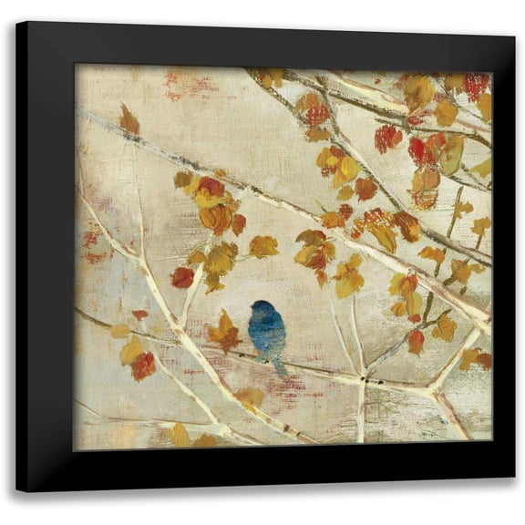 Jensen, Asia 12x12 Black Modern Framed Museum Art Print Titled - Singing II