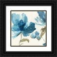 thumbnail image 1 of Jensen, Asia 12x12 Black Ornate Wood Framed with Double Matting Museum Art Print Titled - Blue Morning I, 1 of 4