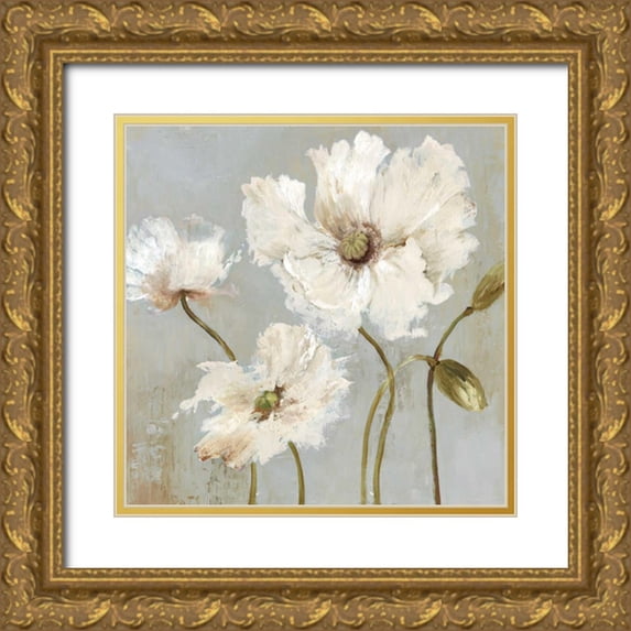 Jensen, Asia 12x12 Gold Ornate Wood Framed with Double Matting Museum Art Print Titled - Cadence II