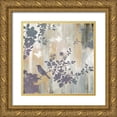thumbnail image 1 of Jensen, Asia  12x12 Gold Ornate Wood Framed with Double Matting Museum Art Print Titled - Mist Foliage II, 1 of 4