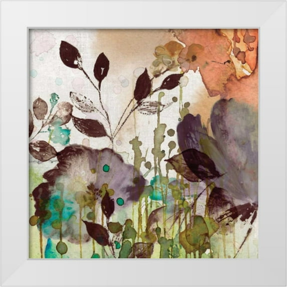 Jensen, Asia 12x12 White Modern Wood Framed Museum Art Print Titled - Autumn Song I