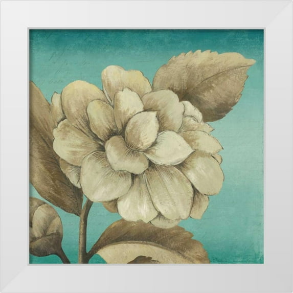 Jensen, Asia 12x12 White Modern Wood Framed Museum Art Print Titled - Slow Dance II