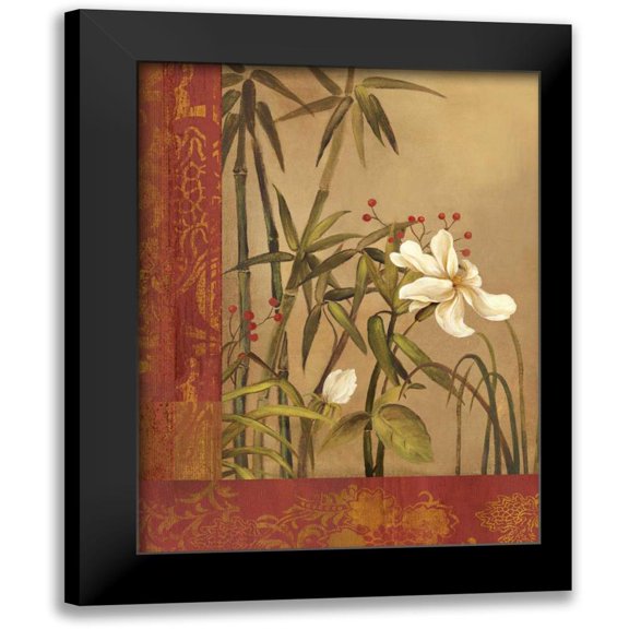 Jensen, Asia 12x14 Black Modern Framed Museum Art Print Titled - Spice Route I