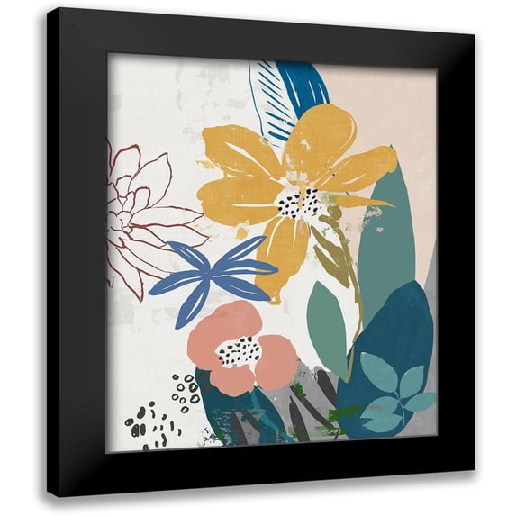 Jensen, Asia 12x14 Black Modern Framed Museum Art Print Titled - Sunshine Reflection