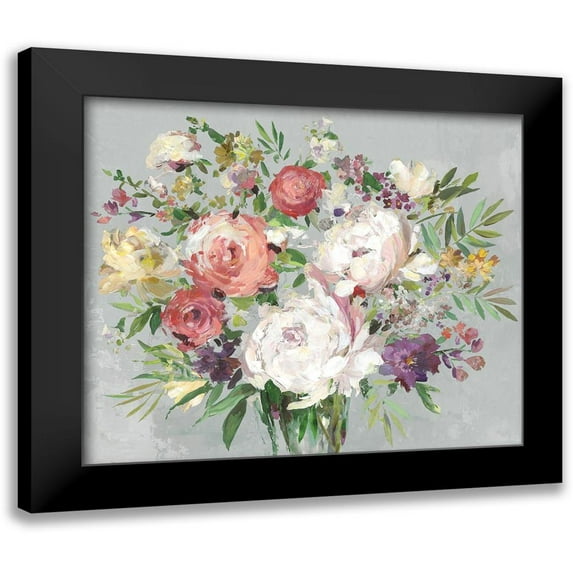 Jensen, Asia 13x12 Black Modern Framed Museum Art Print Titled - Gray Garden